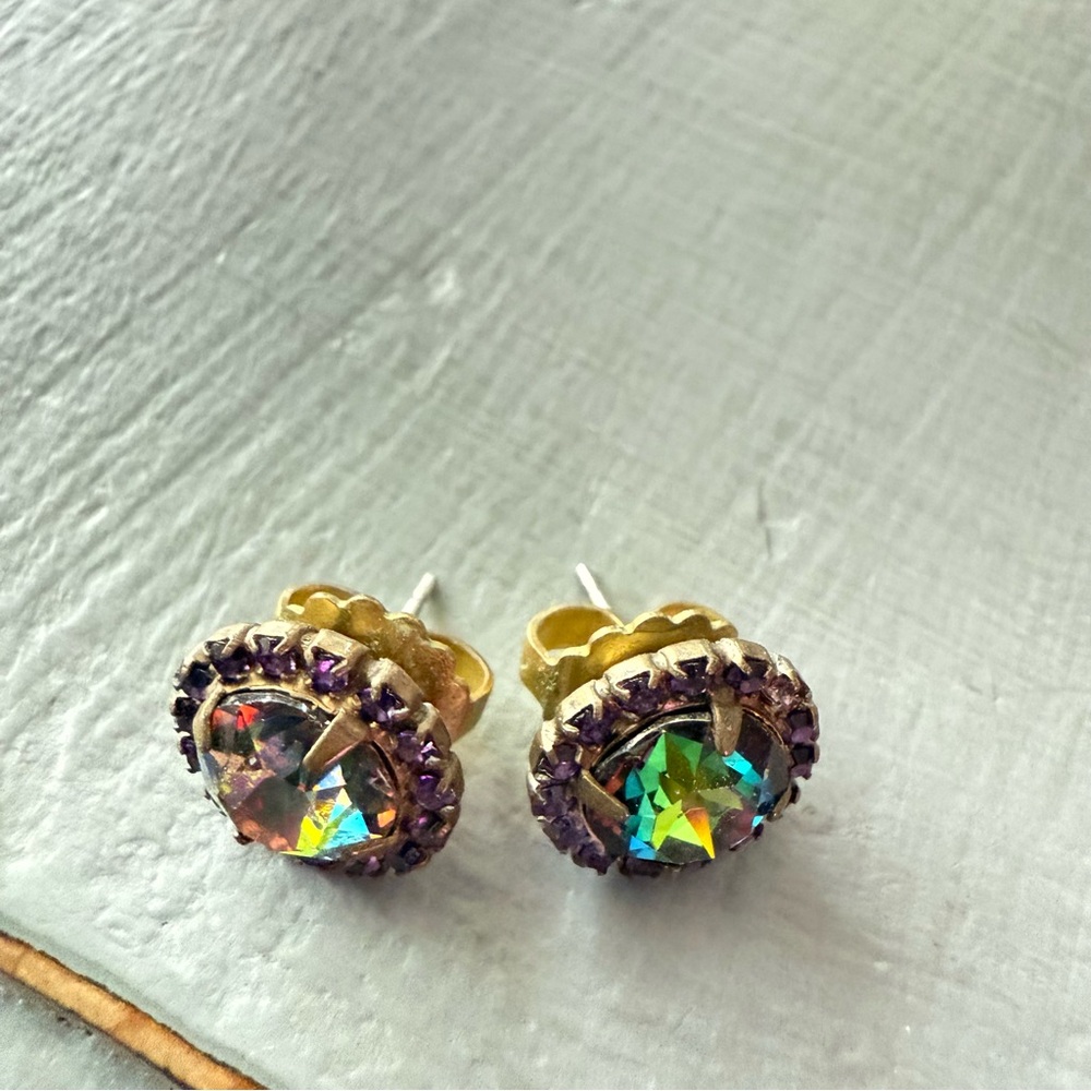 Sorrelli Crystal Stud Earrings - Picture 5 of 8